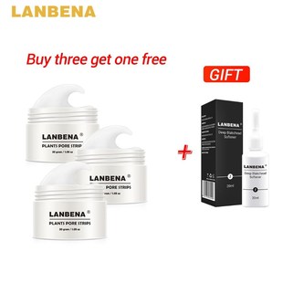 Buy 3 Get 1 Gift LANBENA Blackhead Remover Nose Mask Pore St
