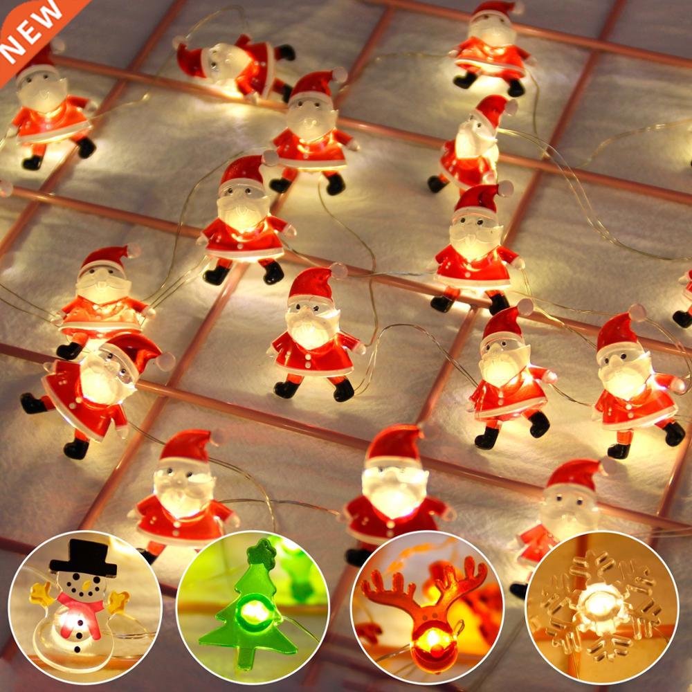 Snowman Christmas Tree LED Garland String Lights Christmas D