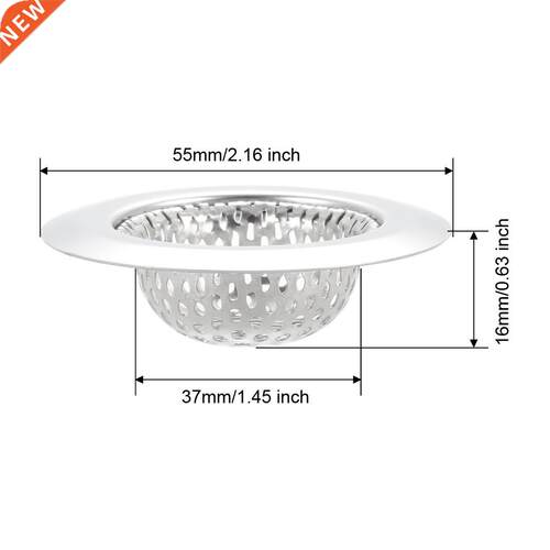 4 Pcs Kitchen Sink Garbage Strainer 1.45 Inch Stainless Stee