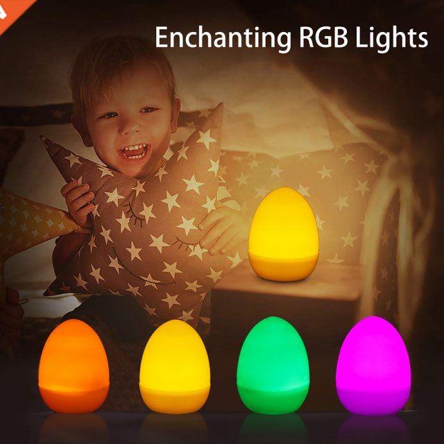 12pcs LED Simulation Egg Lighting Holiday Festival Christmas