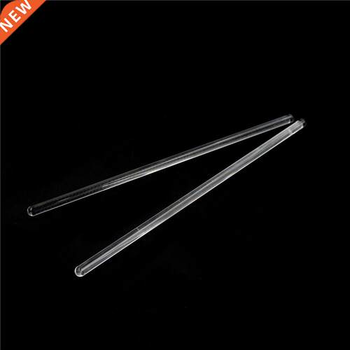 2pcs Laboratory Transparent Glass Rod Lab Use Stirring Rod