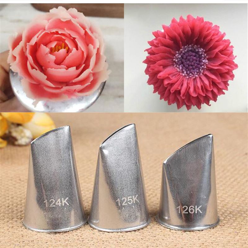 austin rose petals stainless steel icing piping nozzles kitc