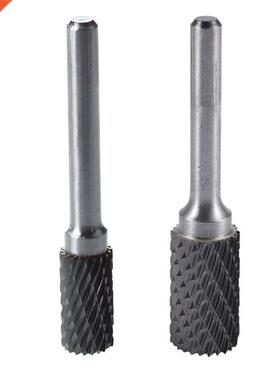 2PCS 10mm Head Diameter Cylindrical Rotary Burr with 14mm x