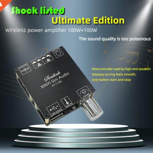 XY-C100L 100Wx2 APP Contr Amplifier Board Bluetooth-Compat