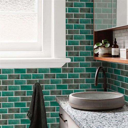 PVC 3D Brick Wall Stickers Wallpaper Decor Foam Waterproof