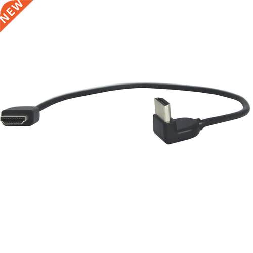 90 degree angle HDMI cable 4K HDMI 2.0 Ultra thin 30CM tripl
