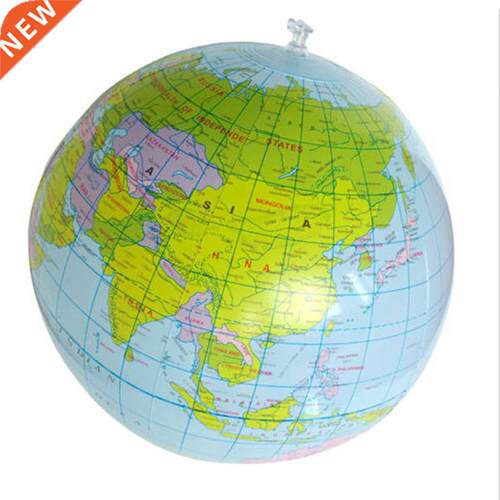 30cm Inflatable Globe World Earth Ocean Map Ball Geography L