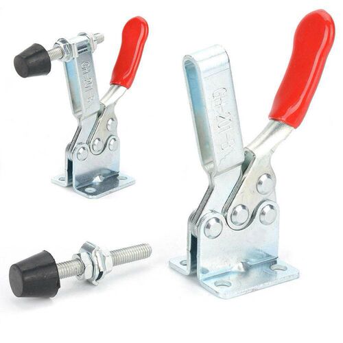 2Pcs GH-201-B 90kg Toggle Clamp Quick Release