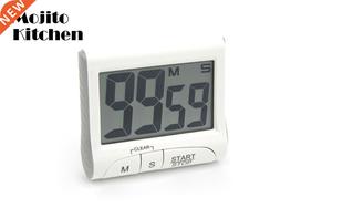 Portable Digital Countdown Timer Clock Large LCD Screen Alar