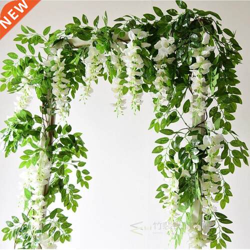 180cm Vividly Wisteria Artificial Flowers Vine Garland Fake