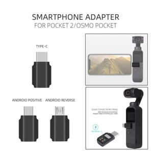 Micro USB for DJI Osmo Pocket 2 TYPE-C IOS Smartphone Adapte