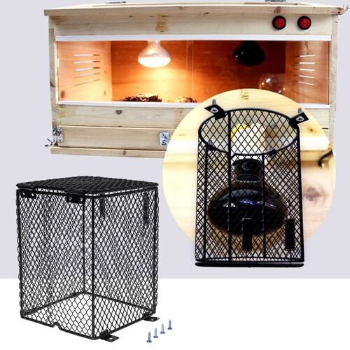 Reptile Heater Guard Heating Bulb Lamp Enclosure Cage Protec