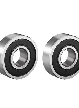 2pcs 6000-2RS Ball Bearing 10mm x 26mm x 8mm Double Sealed 1
