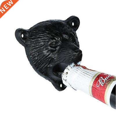 Black Cast Iron Beer Opener Wall Mounted Beer Opener Cute Be