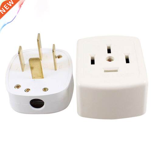 White 3 Phase 4 Flat Pin Earth Ground Industrial Socket Plug