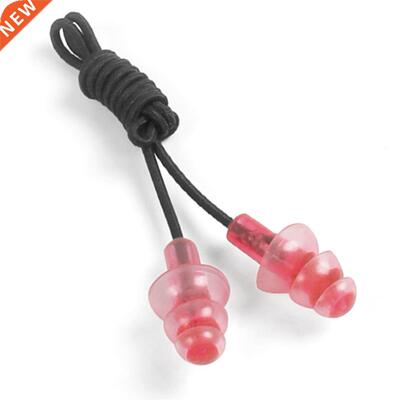 Silicone Swimming Earplugs with String Clear Swim Ear Plugs