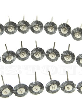 20 PCS Stainless Steel Wire Wheel Brush Cleaner Grinding Pol
