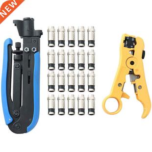 Coaxial Crimper Type Crimp Cable Coax Tool Compression Kit