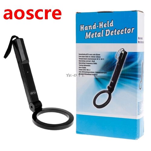 Portable Hand-Held Folding Metal Detector High Sensitivity M