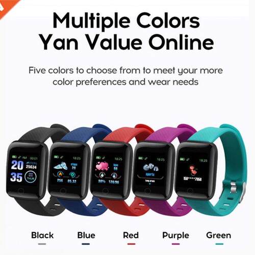116Plus D13 1.3 inch Sports Watch Color Touch Screen Step Co