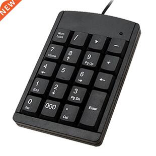 Black USB Numeric Keyboard Keypad for Laptop PC Computer