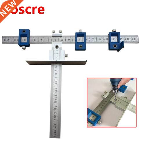 Woodworking Tool Aluminum Alloy Pocket Hole Jig Set punch lo