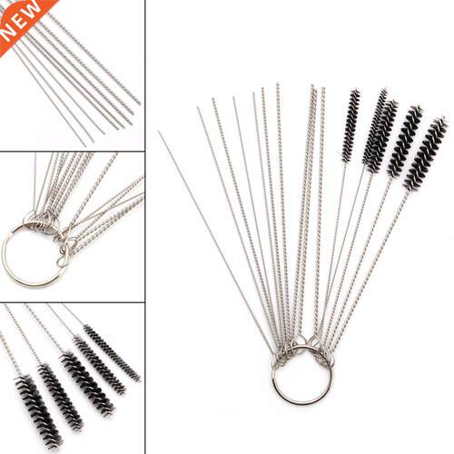 Carburetor Carbon Dirt Jet Remove 10 Cleaning Needles + 5 Br