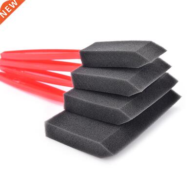 4PCs Foam Paint Brush Sponge Oil Stain Polyurethane Craft Ar