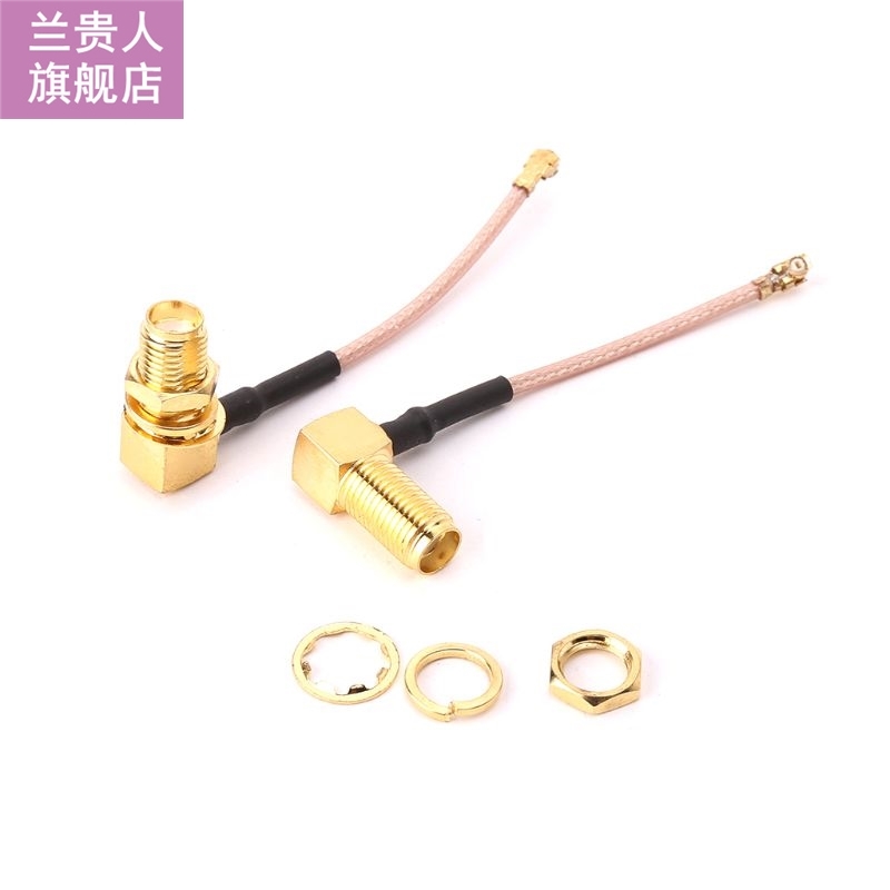 5pcs SMA Female Right Angle To Ufl/IPX/IPEX RF Coaxial Adapt
