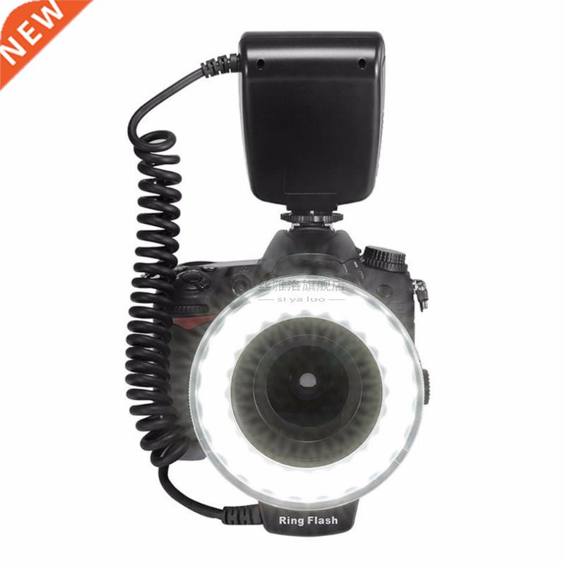 48 Macro LED Ring Flash Bundle with LCD Display Power Contro