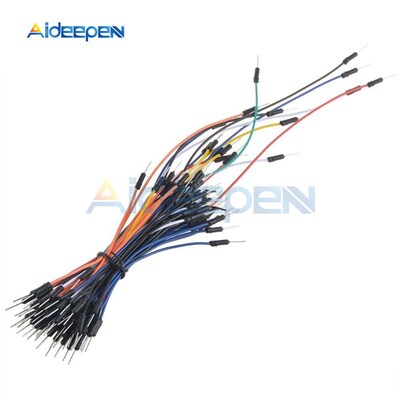 65pcs/lot New Solderless Flexible Breadboard Jumper Wires