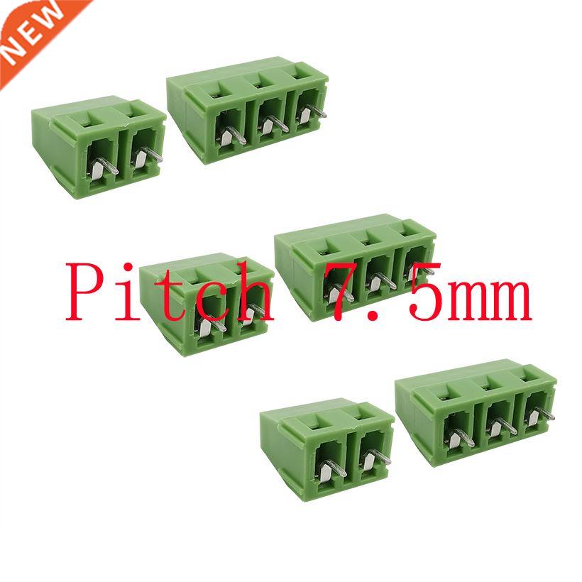 10Pcs KF128 7.5mm Pitch 2P 3Pin PCB Screw Terminal Blocks Co