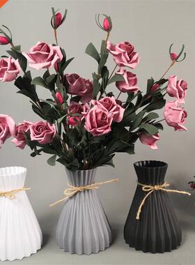 Modern Plastic Vases European Anti-Ceramic Flower Vase Weddi