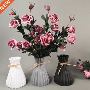 Modern Plastic Vases European Anti-Ceramic Flower Vase Weddi