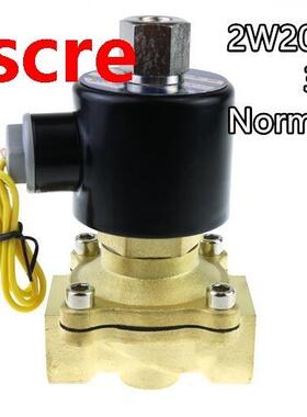 2W200-20K Electric Solenoid Valve Water Air N/O 220V AC 3/4&