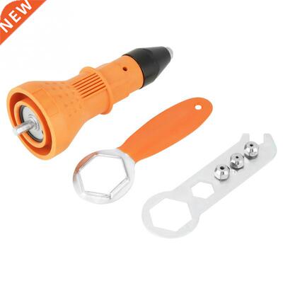 Rivet Nut Gun Adapter Insert Nut Riveting Tool with Wrench &
