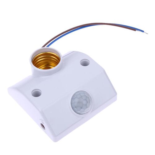 E27 AC220 5060HZ Infrared Motion Sensor Light Lamp Holder Sw
