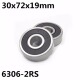 ball bearing groove 6306 bea deep 2RS 10Pcs 30x72x19