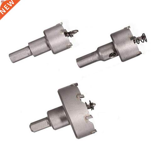3pcs Drill Bit Hole Saw Set Carbide Tip Metalworking Cutter