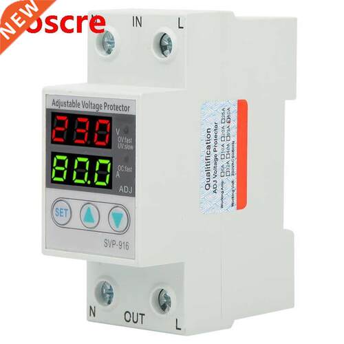 230V Adjustable Automatic Over Under Voltage Protector Volta