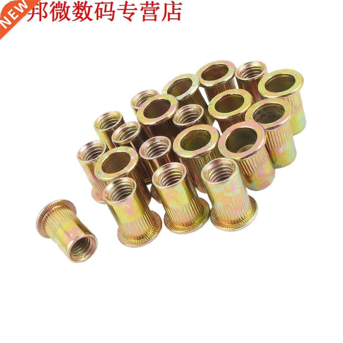 2X20pcs Platte Kop Metric Staal M8 Blind Insert Rivet Nut Ri