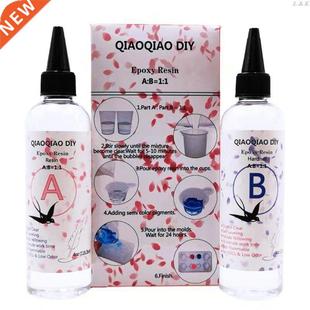 8 Ounce Quick Curing AB Resin 1:1 Kit Clear Hard Epoxy Resin