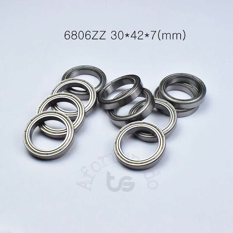 1pcs 6806ZZ 30*42*7(mm) chrome steel Metal Sealed High spee