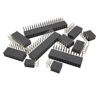 10Pcs 2.54mm Double Row Female 2x2P-40 Pin PCB Board Right A