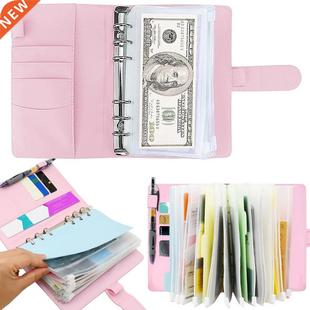 A6 1 Set Premium ickers Leaves Budgets Binder Eco-Friendly