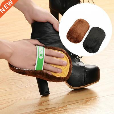 Shoe Gloves Shoe Care Brush Shoes Cleaner Soft Wool Plush Ra