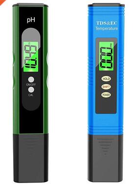 Water Quality Teer with Backlit LCD Sn PH Meter with 3 in