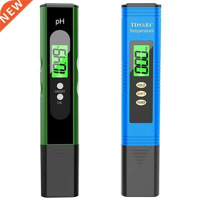 Water Quality Teer with Backlit LCD Sn PH Meter with 3 in