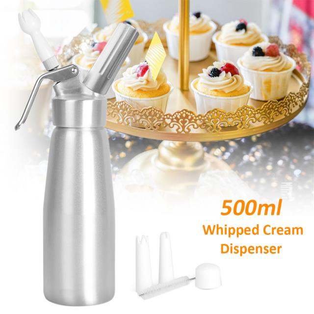 500ml Stainless Steel Whipped Cream Dispenser Leak Resistant