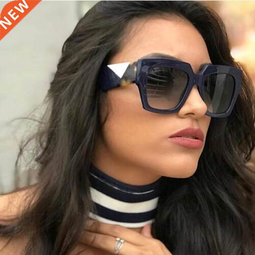 Flat Top Oversized Square Sunglasses Women Gradient 2021 Sum